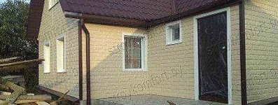 Отделка фасада сайдингом