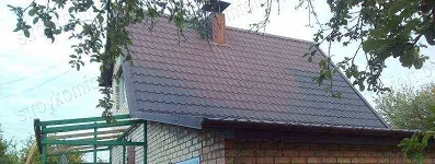 Монтаж и замена кровли на металлочерепицу